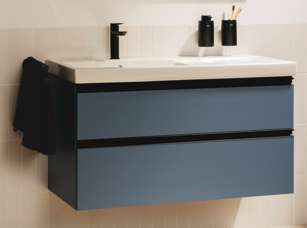 Baterie lavoar Cala Smooth Body Cold Start, A5A326ENB0, negru, mat [4]