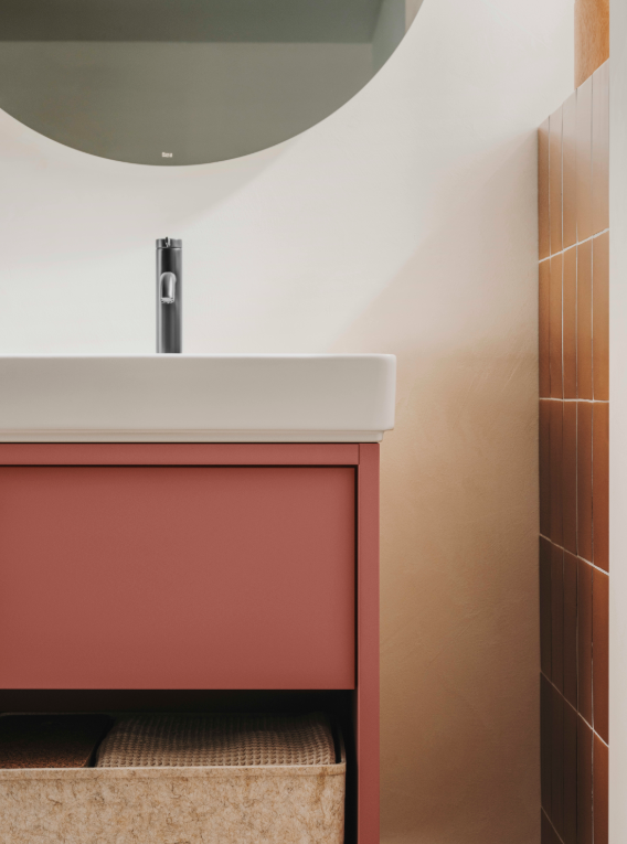 Baterie lavoar Ona Smooth Body Ventil Click-Clack, A5A3A9EC00, crom [3]