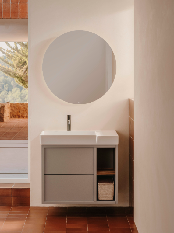 Baterie lavoar Ona Smooth Body Ventil Click-Clack, A5A3A9EC00, crom [4]