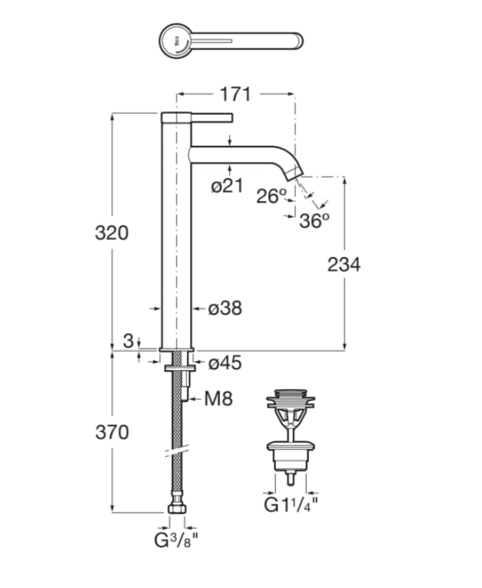 Baterie inalta Ona Smooth Body Cold Start Click, A5A349EC00, crom [3]
