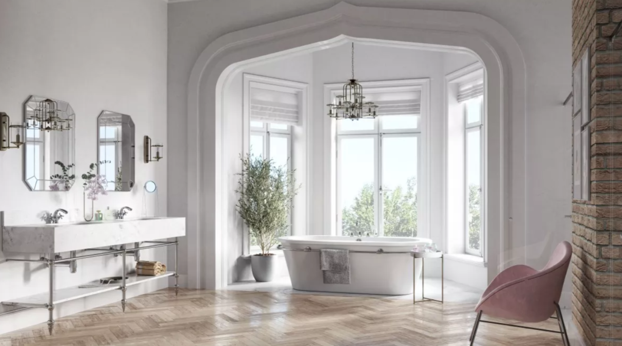 Baterie stativa incastrata cada/dus, LACRIMA, FD1-LRA-11A-11, crom [2]