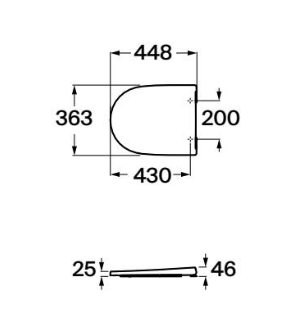 Capac WC Ona Soft Close din Supralit A801E12001, alb [4]