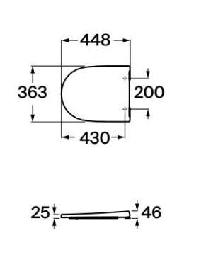 Capac WC Ona Soft Close din Supralit, A801E12081, negru, mat [4]