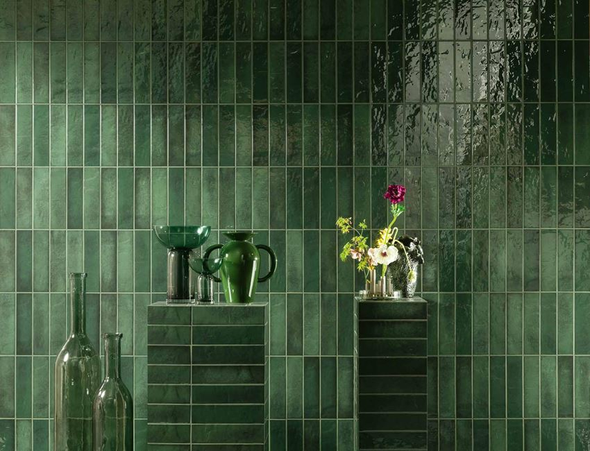 Faianta Masovia Verde ABC Gloss 7.8x29.8, verde, finisaj lucios [5]