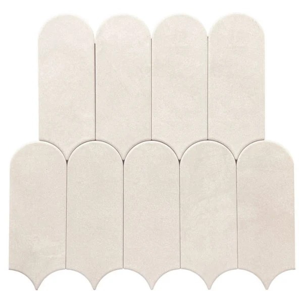 Faianta portelanata Alma Scale Ivory mat, 8x21.5 cm, crem, finisaj mat [2]