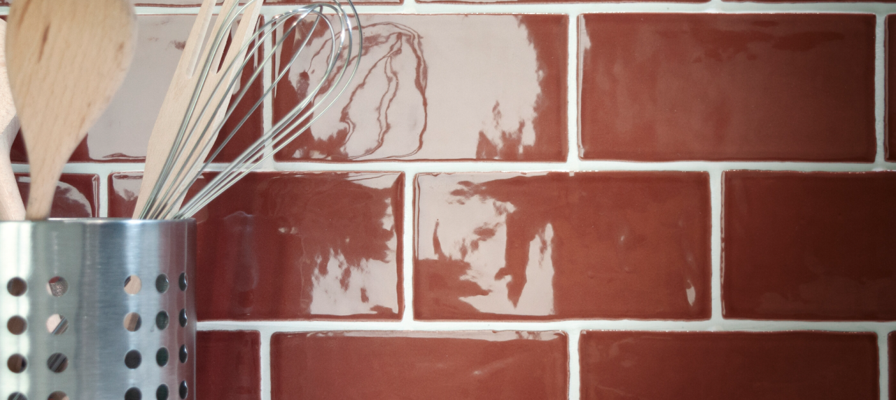 Faianta portelanata Atlas Garnet Mat 7.5x15, caramiziu, finisaj mat [2]