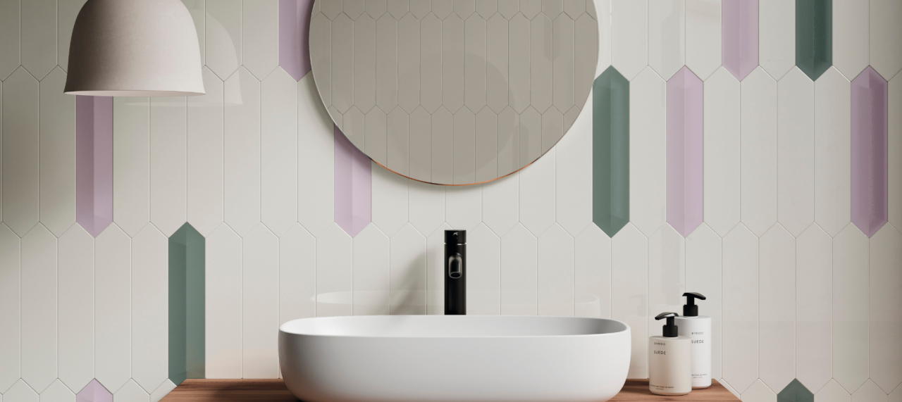 Faianta portelanata Dimsey White 6.5x33.2, alb, finisaj lucios [4]