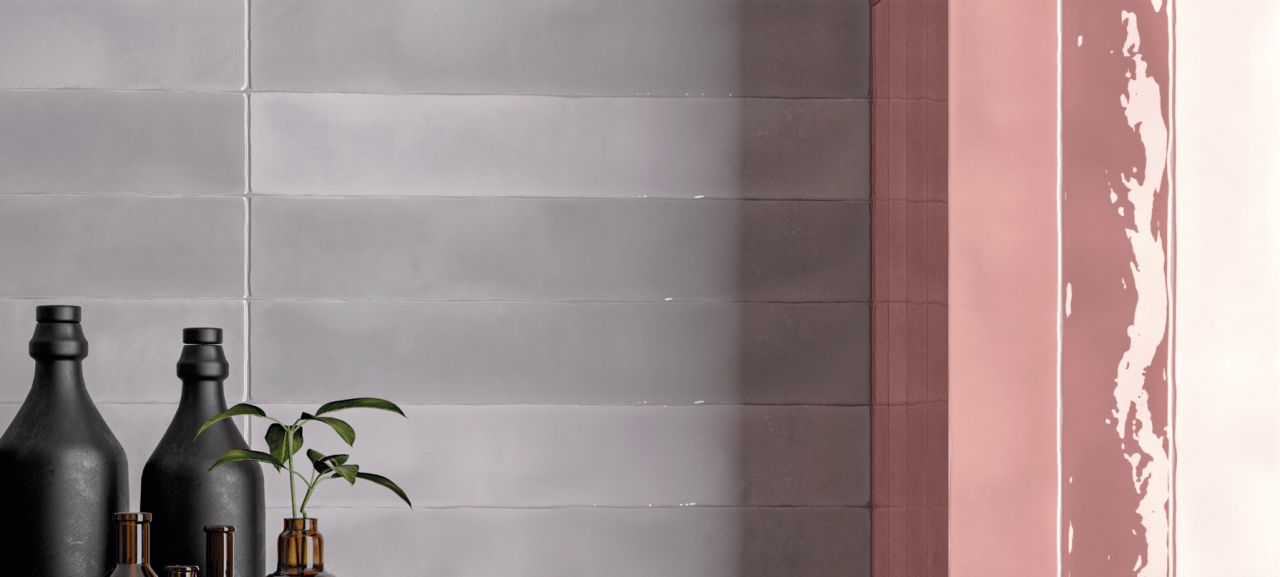 Faianta portelanata texturata, Switch Pearl Brillo 6.5x39.5, gri, finisaj lucios [2]