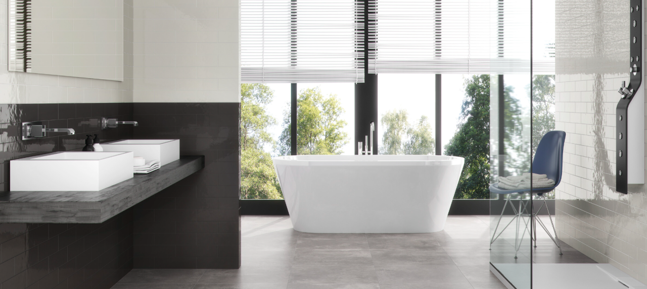 Faianta portelanata texturata, Viena Anthracite Brillo 7.5x30, negru, finisaj lucios [2]