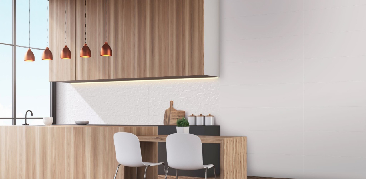 Faianta rectificata Expression Decor Tri Blanco 30x90 cm, alb, finisaj mat [2]