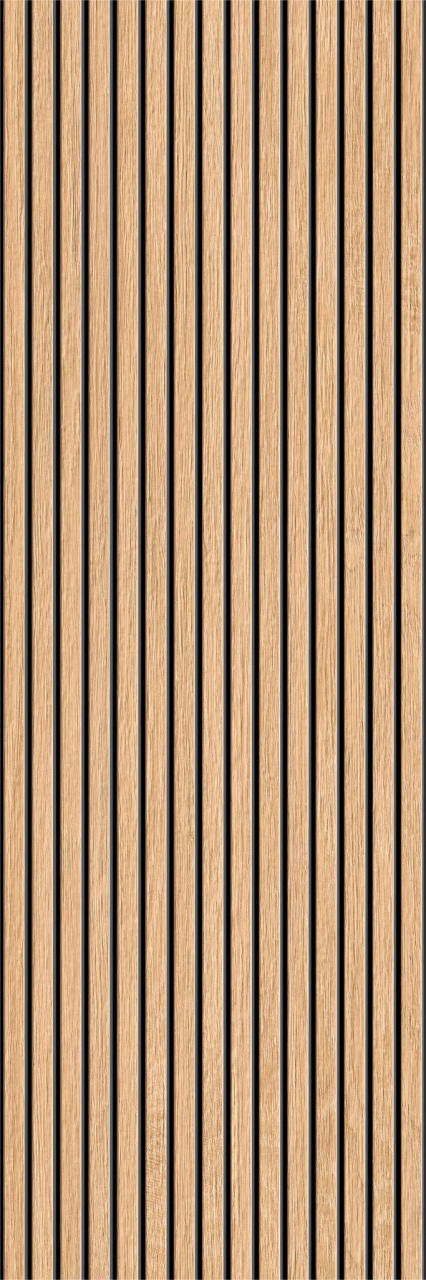 Faianta rectificata tip riflaj, Lamas Miel 30x90 cm, maro, finisaj mat [2]