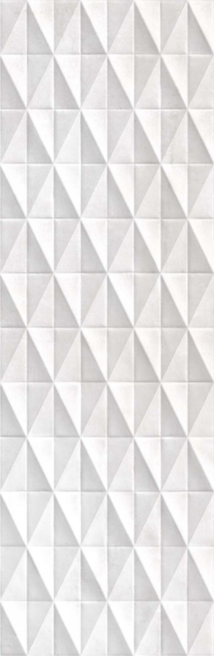 Faianta rectificata tip ciment Cemento Perla Diamond White 3395, 24.40X74.40, alb, 1.10mp/cut [4]