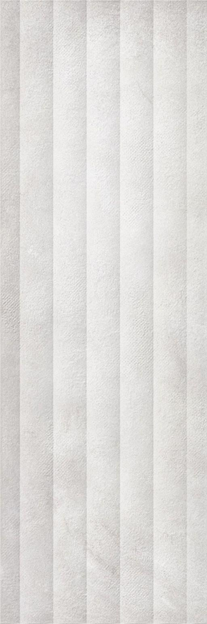 Faianta rectificata tip ciment, London Eye Gris 30x90 cm, alb, finisaj mat [3]