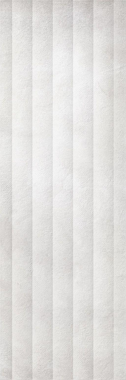 Faianta rectificata tip ciment, London Eye Gris 30x90 cm, alb, finisaj mat [2]