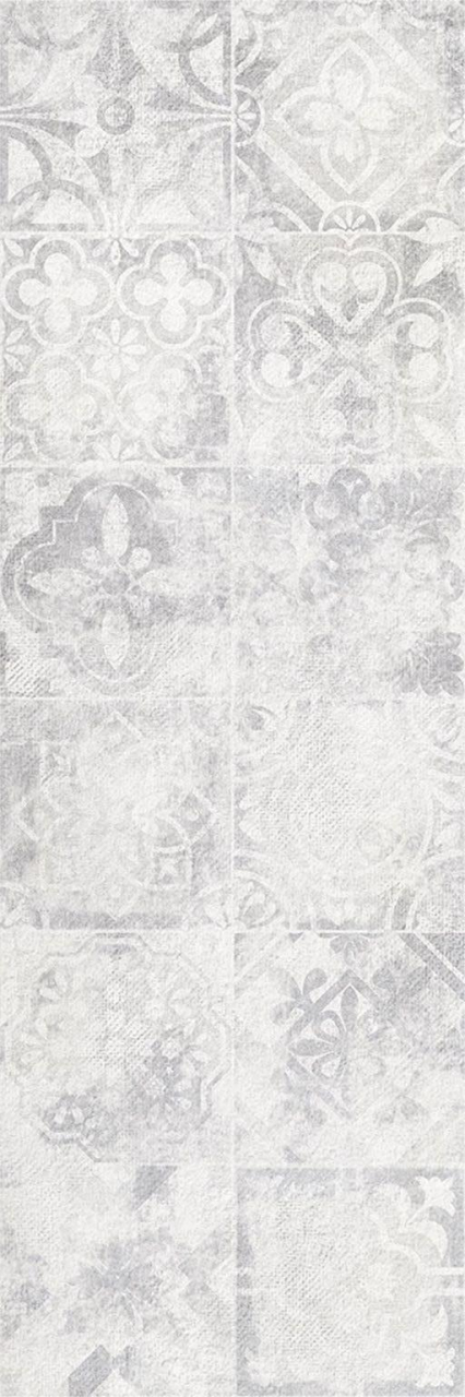 Faianta rectificata tip ciment, London Decor Hidraulico 30x90 cm, gri, finisaj mat [2]