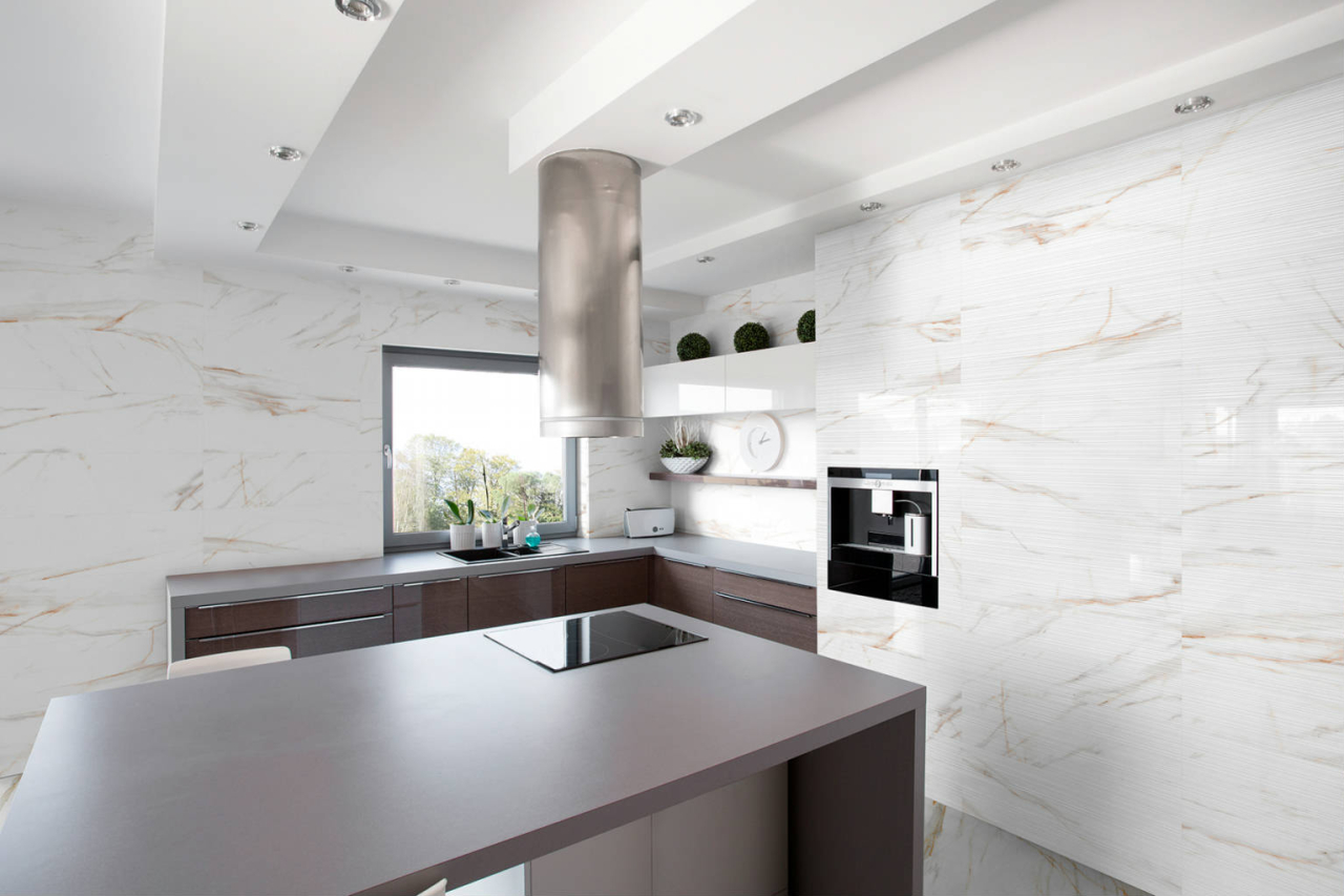 Faianta tip marmura, Ardenza Decor Line 30x90, alb, finisaj lucios [5]