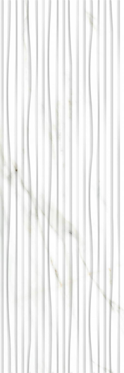 Faianta rectificata tip marmura, Ardenza Decor Sea Mat 30x90 cm, alb, finisaj mat [3]
