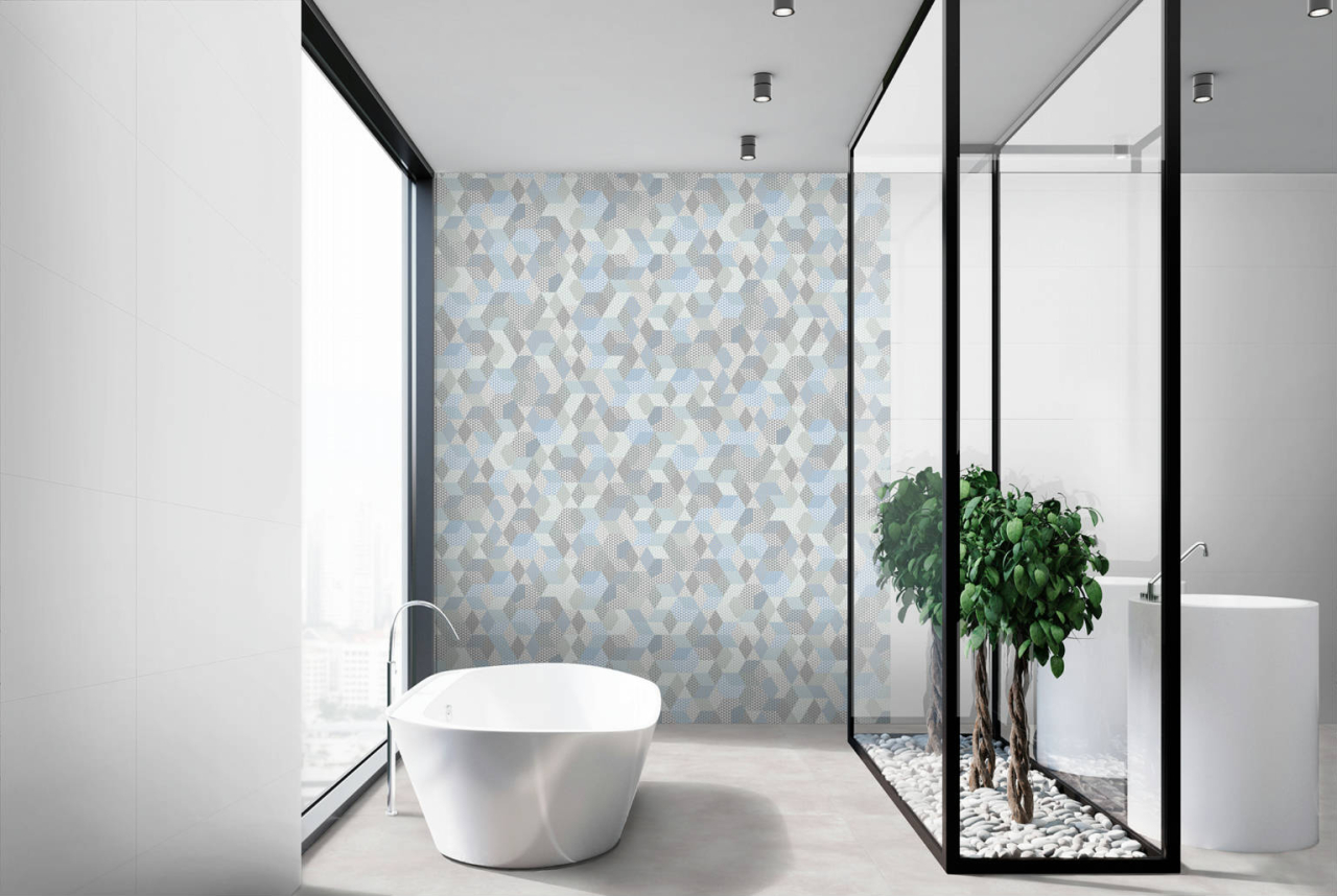 Faianta rectificata Expression Blanco 30x90 cm, alb, finisaj mat [2]