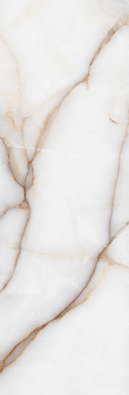 Faianta rectificata tip marmura, Goldie White 4991, 24.4x74.4 cm, alb, finisaj mat [3]