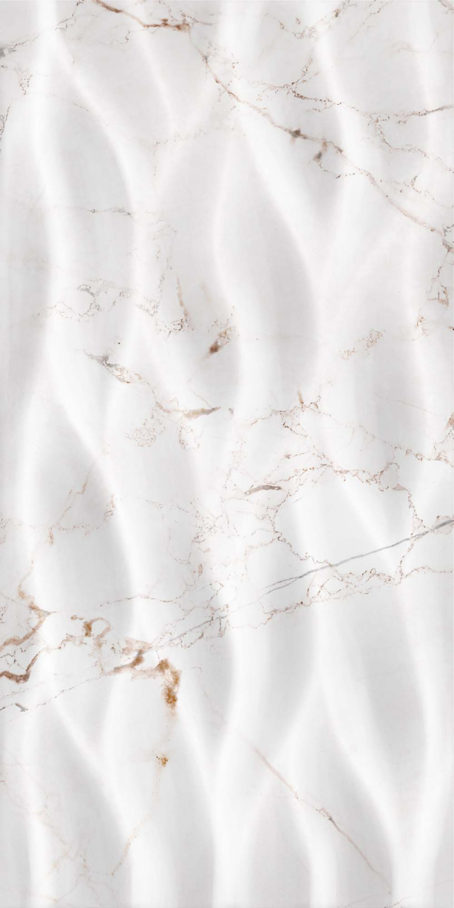 Faianta rectificata tip marmura, Marquina Leaves White 4882, 30X60cm, alb [5]