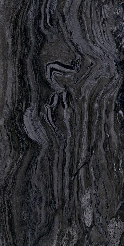 Faianta rectificata tip marmura, Nobile Anthracite 4942, 30X60cm, gri, antracit [2]