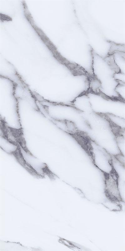 Faianta rectificata tip marmura, Statuario White 4939, 30X60cm, alb, finisaj lucios [3]