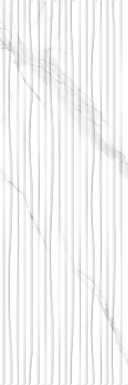 Faianta rectificata tip marmura, Tebas Decor Sea Gris 30x90 cm, alb, finisaj mat [2]