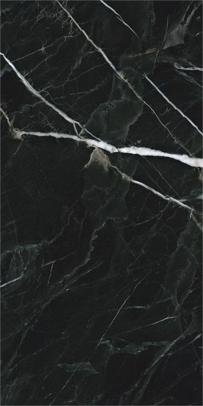 Faianta rectificata tip marmura, Vertus Black 4941, 30X60cm, negru [4]