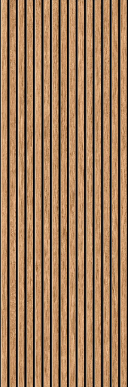 Faianta rectificata tip riflaj, Lamas Oak 30x90 cm, maro, finisaj mat [2]