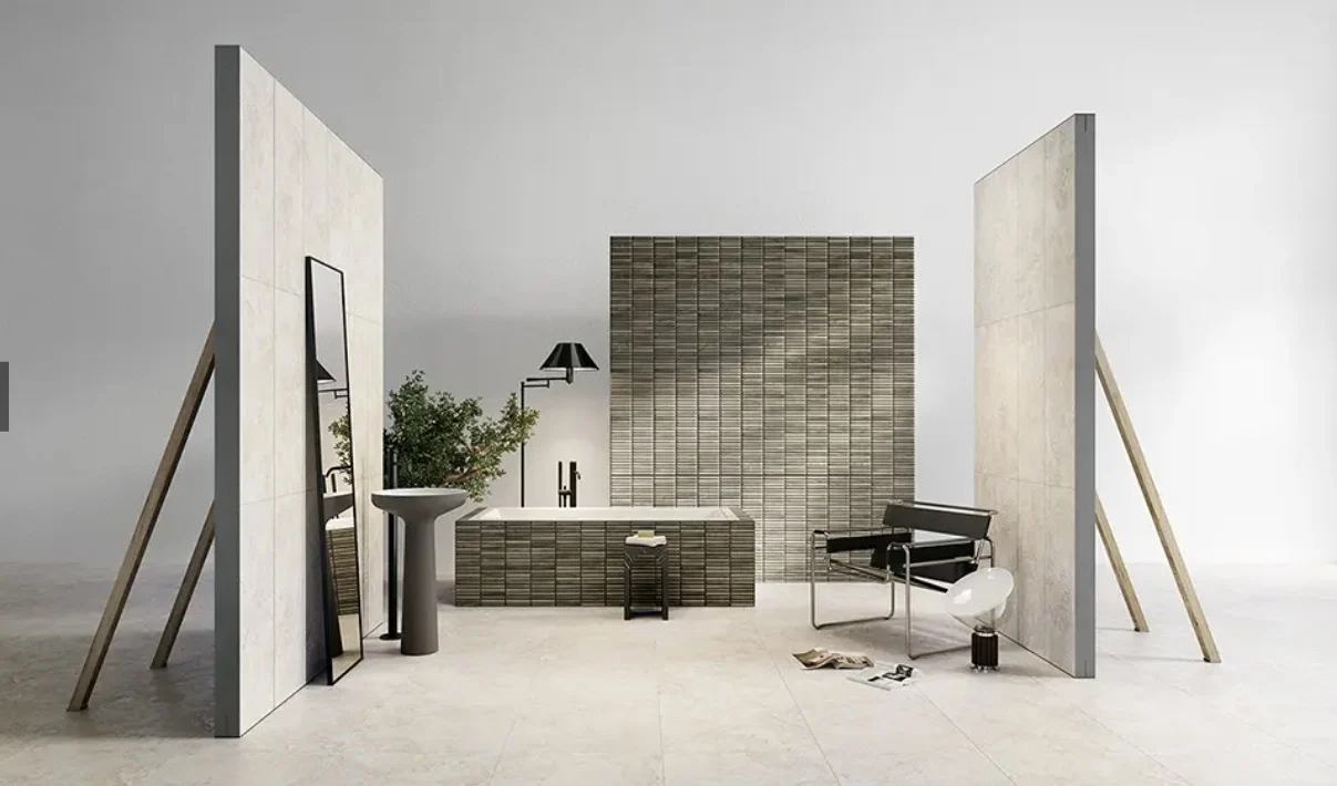 Faianta tip riflaj Pure Stick Wood 32.8x89.8, maro, finisaj mat [3]