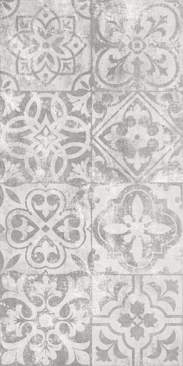 Faianta tip piatra, Portland Hidraulico Gris 30x60 cm, gri, finisaj mat [2]