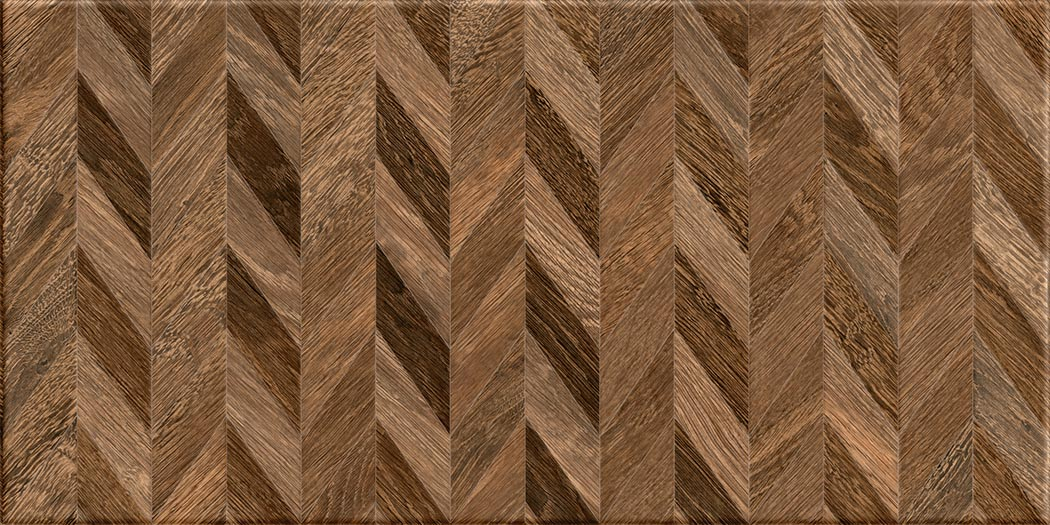 Faianta tip lemn, Wood Espiga Cuero 30x60 cm, maro, finisaj mat [3]