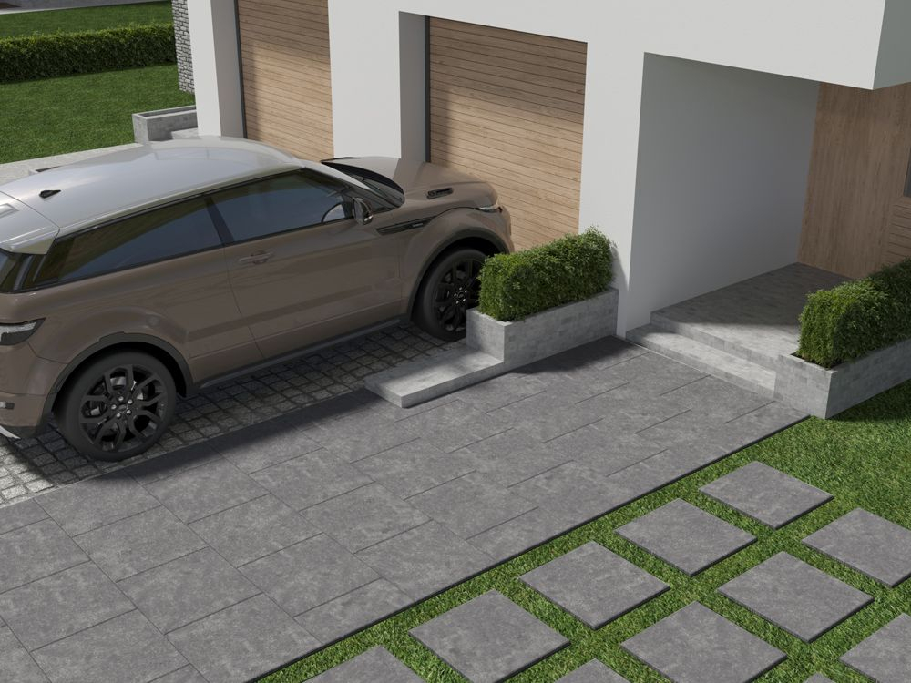 Gresie exterior 2 cm Benelux Grey 1 60x60 Outdoor gri, 0.72mp/cut [2]