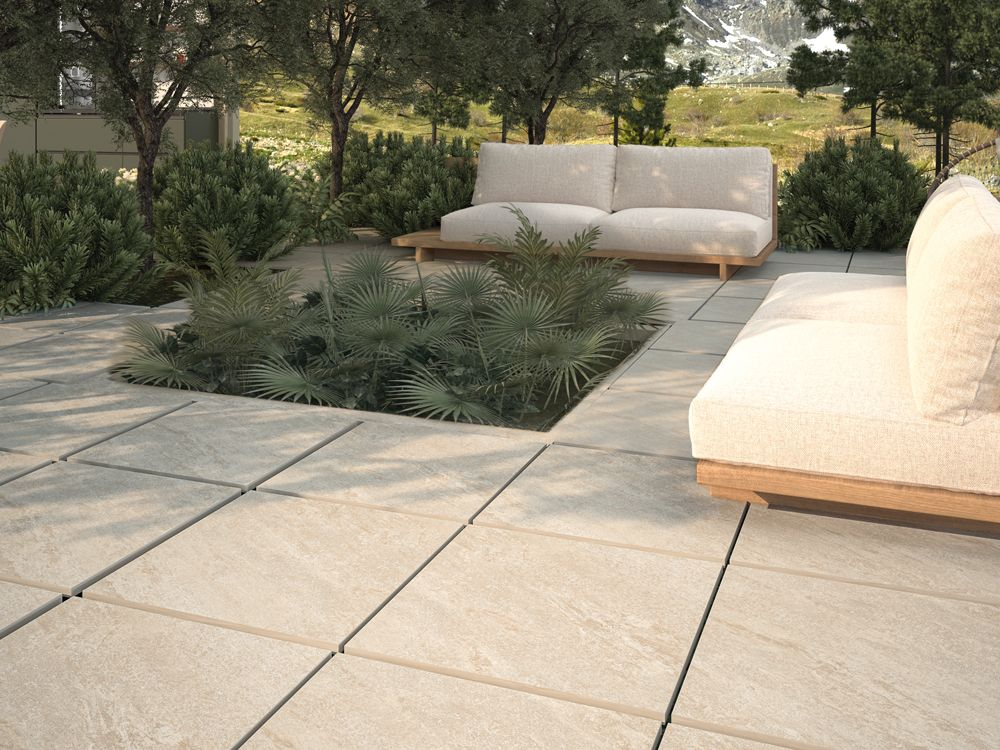 Gresie exterior 2 cm Dakota Beige 1 60x60 Outdoor bej, 0.72mp/cut [2]