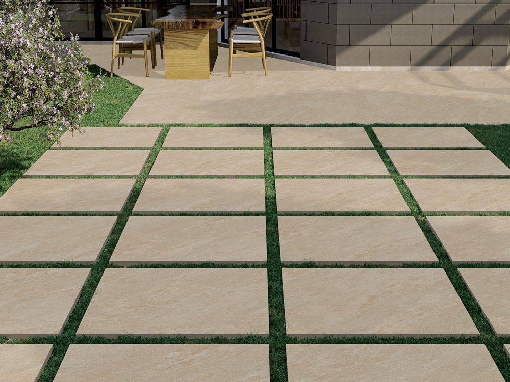 Gresie exterior 2 cm Dakota Beige 1 60x60 Outdoor bej, 0.72mp/cut [3]