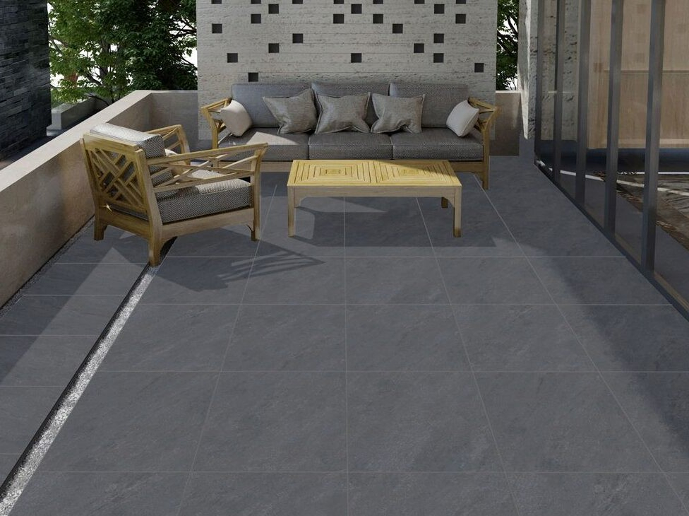 Gresie exterior 2 cm Dakota Dark Grey 1 D. 60x60 Outdoor gri, 0.72mp/cut [3]