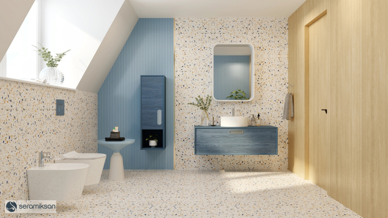 Gresie Mineral Colormix, model piatra, 60x60 cm, 476602 multicolor, finisaj mat [3]