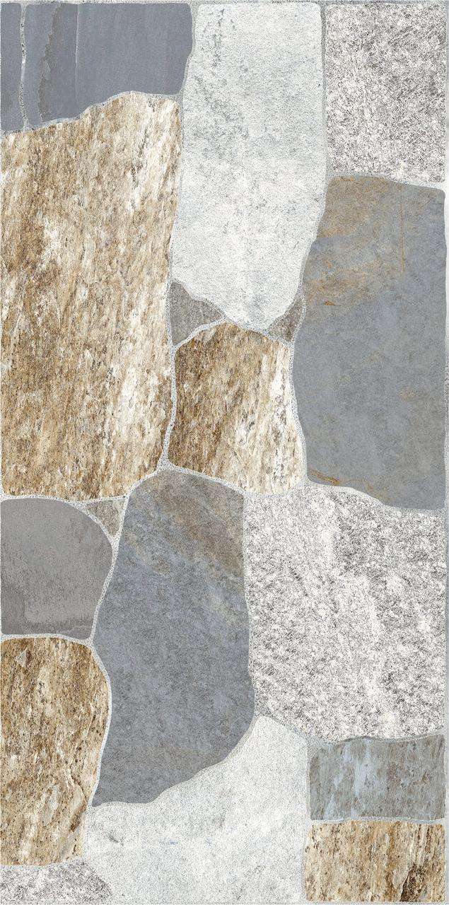 Gresie portelanata exterior gri Yucatan 8790 tip piatra 30x60 cm [2]