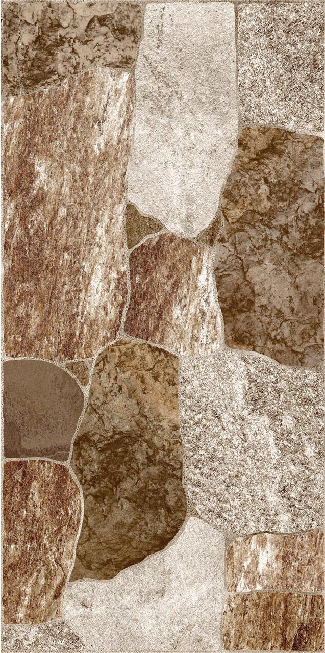 Gresie portelanata exterior maro Yucatan 8791 tip piatra 30x60 cm [2]