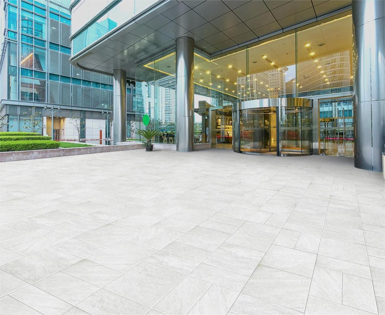 Gresie portelanata exterior tip ciment, Nordic Outdoor Light Grey 9791, 30x60 cm, gri, finisaj mat [7]