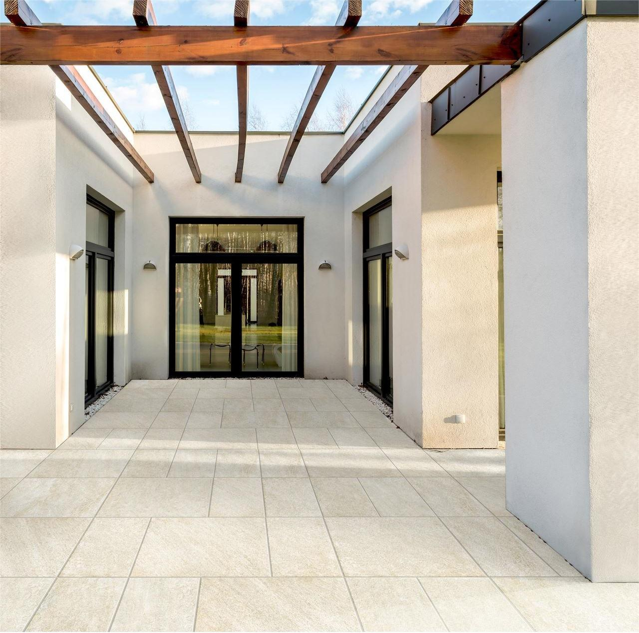 Gresie portelanata exterior tip piatra, Nordic Outdoor Beige 9724, 60x60 cm, bej [7]