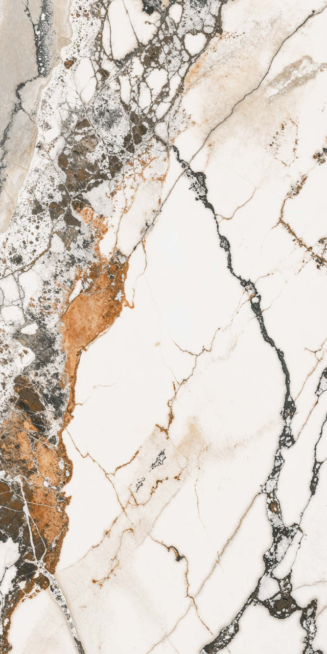 Gresie portelanata tip marmura, MBL G 2155, 60x120 cm, alb, finisaj mat [2]