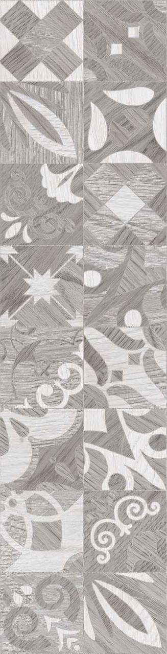 Gresie portelanata tip lemn Alpino Decor Grey 6055, 15,5x60,5 cm, gri [3]