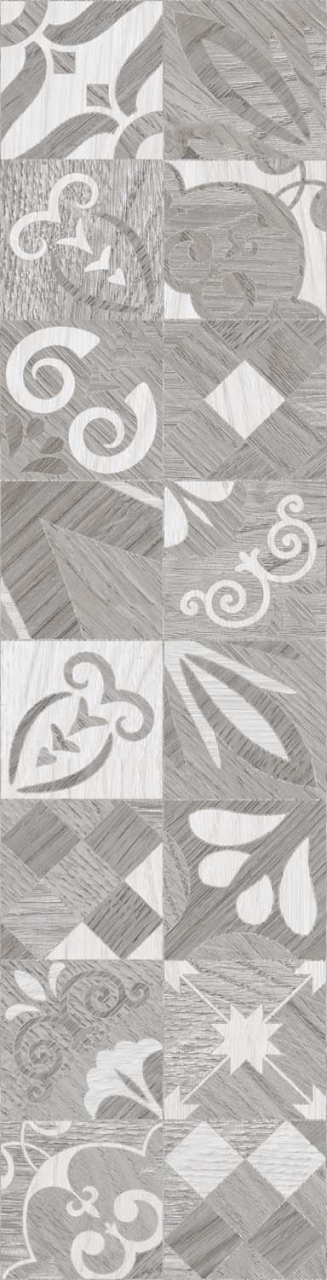 Gresie portelanata tip lemn Alpino Decor Grey 6055, 15,5x60,5 cm, gri [2]