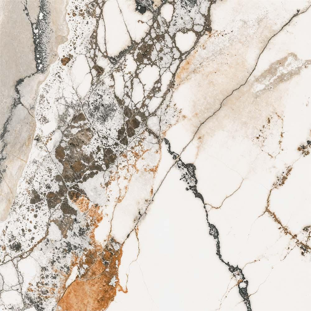 Gresie portelanata tip marmura MBL G 3012, 80x80, alb, finisaj mat [2]