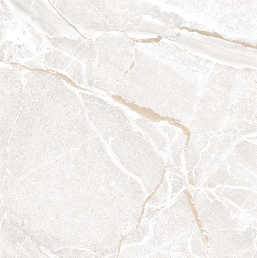 Gresie portelanata tip marmura P3013, 80x80, alb, finisaj mat [3]