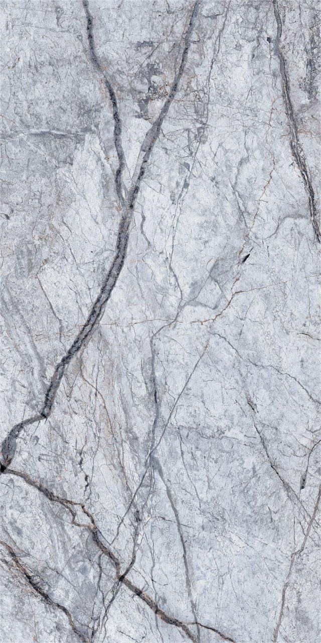 Gresie portelanata tip marmura River Grey 606272, 60x120 cm gri, finisaj lucios [2]