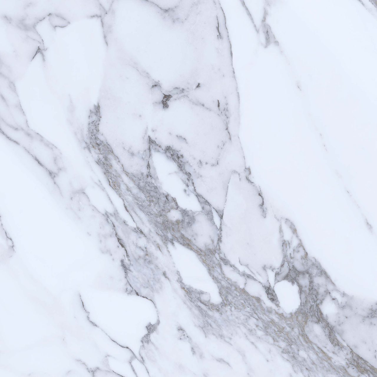 Gresie portelanata tip marmura Statuario White 6355, 45x45 cm, alb, albastru [3]