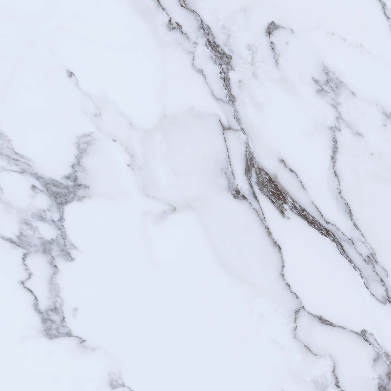 Gresie portelanata tip marmura Statuario White 6355, 45x45 cm, alb, albastru [4]