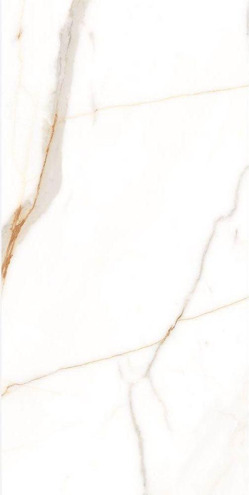 Gresie portelanata tip marmura Venecia 60x120 cm alb, auriu, finisaj lucios [2]